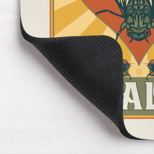 Ich heart Cicadas Mousepad (Ecke)