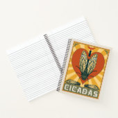 Ich heart Cicadas Notizblock (Innenseite)