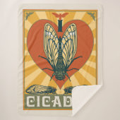 Ich heart Cicadas Sherpadecke (Vorderseite)