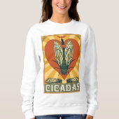 Ich heart Cicadas Sweatshirt (Vorderseite)