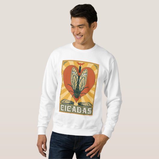 Ich heart Cicadas Sweatshirt (Vorne ganz)
