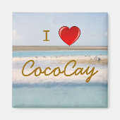 Ich heart CocoCay Magnet (Vorne)