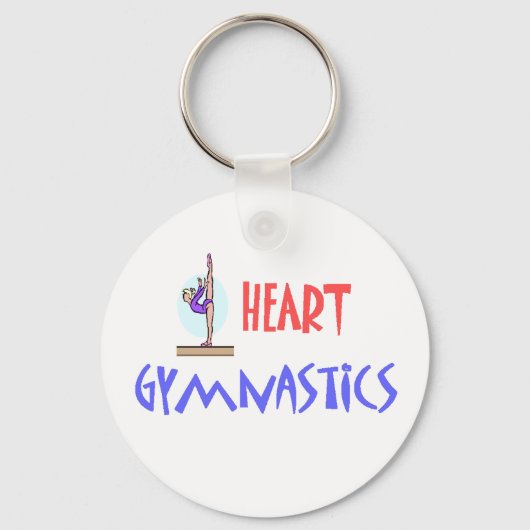 ICH HEART GYMNASTICS SCHLÜSSELANHÄNGER (Vorderseite)