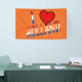 Ich heart Holland Overlay auf oder auf einem Bild Banner (Messeveranstaltung)