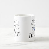 Ich heart Isle of Wight Flag Kaffeetasse (Mittel)