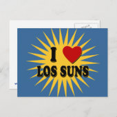 Ich heart Los Suns I Liebe Los Suns Tshirts Postkarte (Vorne/Hinten)