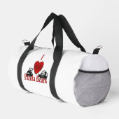 Ich heart Panda Bears Fun Duffle Bag (Rechte Ecke)
