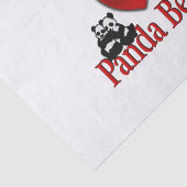 Ich heart Panda Bears Fun Seidenpapier (Ausschnitt)