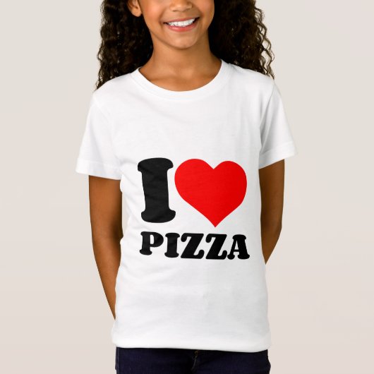 ICH HEART PIZZA T-Shirt (Vorderseite)