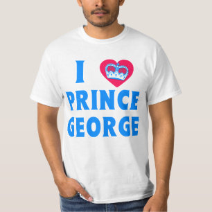 ICH HEART PRINCE GEORGE mit Herz und Krone T-Shirt