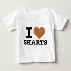 Ich heart Sharts Baby T-shirt
