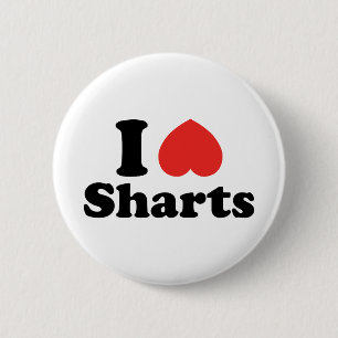 Ich heart Sharts Button