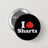 Ich heart Sharts Button (Vorne & Hinten)