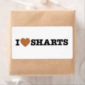 Ich heart Sharts Funny Graphic (Insitu)