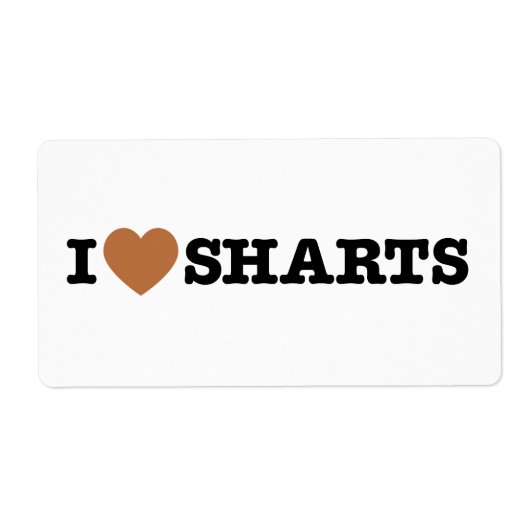 Ich heart Sharts Funny Graphic (Vorne)