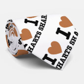 Ich heart Sharts Funny Graphic Krawatte (Gerollt)
