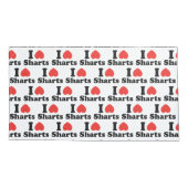 Ich heart Sharts Kissenbezug (Rückseite-Links)