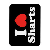 Ich heart Sharts Magnet (Vertikal)