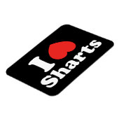 Ich heart Sharts Magnet (Linke Seite)