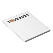 Ich heart Sharts Notizblock (angewinkelt)