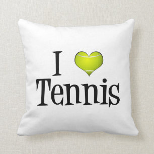 Ich heart Tennis Kissen