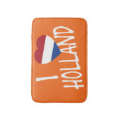 Ich heartflag Holland, auf oder bmcnt Badematte (Vorderseite Vertikal)