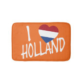 Ich heartflag Holland, auf oder bmcnt Badematte (Vorderseite)