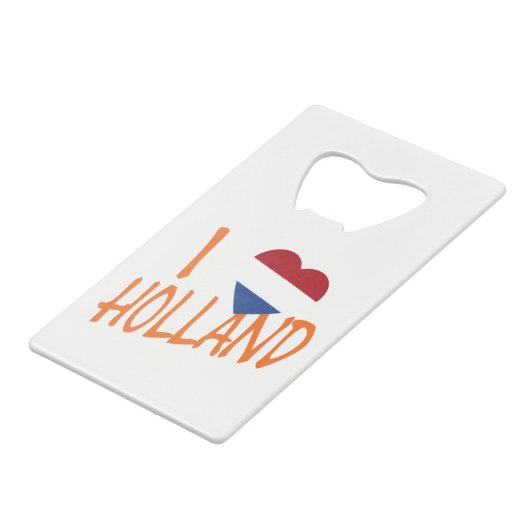Ich heartflag Holland oder auf Hanf Geldbeutel Flaschenöffner (Rückseite Schrägansicht)
