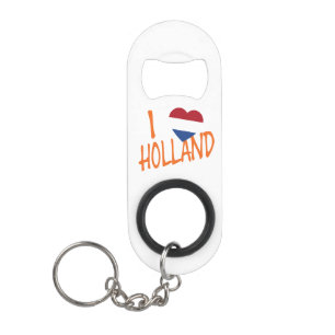 Ich heartflag Holland oder auf Hanf Mini Flaschenöffner