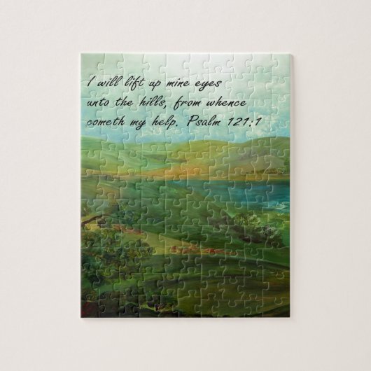 Ich hebe Bergwerk-Augen an Puzzle (Vertikal)