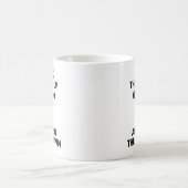 Ich hebe Dinge auf Kaffeetasse (Mittel)