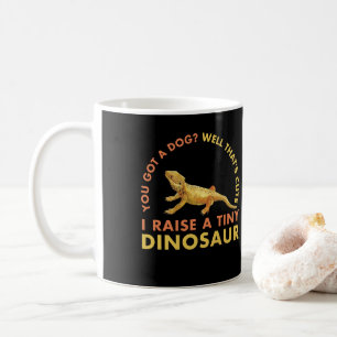 Ich hebe eine winzige Dinosaurier-Lizard Reptilien Kaffeetasse
