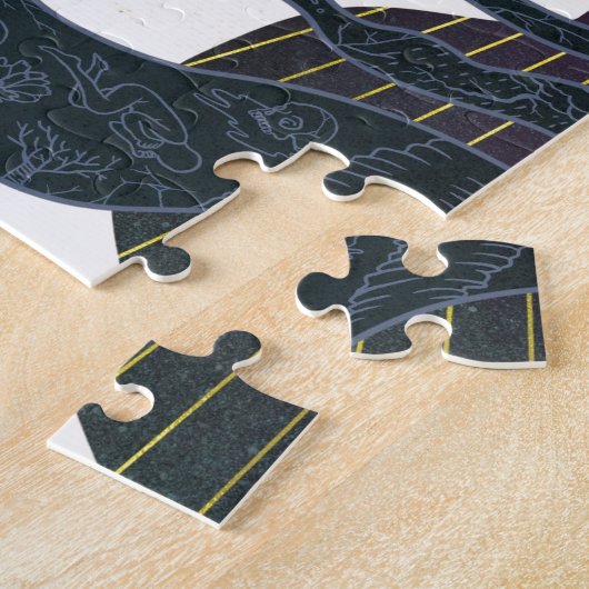 Ich hebe meine hebräischen Augen an Puzzle (Seite)