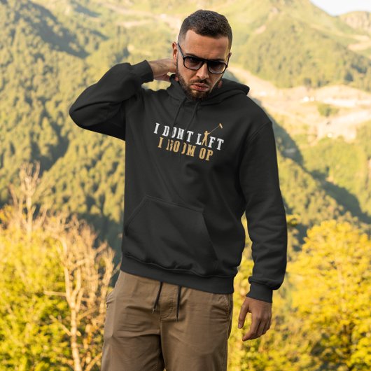 Ich hebe nicht auf, wenn ich boom Op bekomme - Cre Hoodie