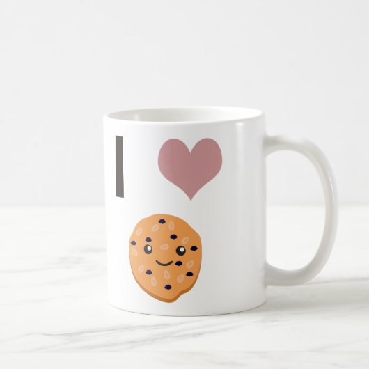 Ich hebe Oatfood-Kekse Kaffeetasse (Rechts)