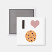 Ich hebe Oatfood-Kekse Magnet (Vorderseite/Rückseite)