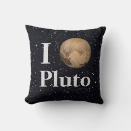 Ich hebe Pluto Starry Sky Kissen