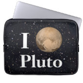 Ich hebe Pluto Starry Sky Laptopschutzhülle (Vorderseite)