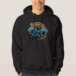 Ich hebe Spiralen und Dumbells | Männerhoodie Hoodie