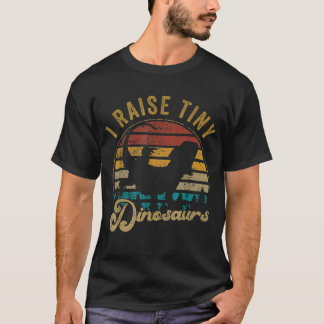 Ich hebe Tiny Dinosaur Funny Vintag Retro 70er Bea T-Shirt