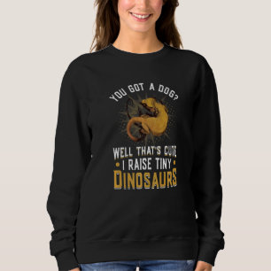 Ich hebe Tiny Dinosaurier Barted Dragon Sweatshirt