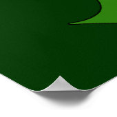 Ich hebe Vegetarier Poster (Ecke)