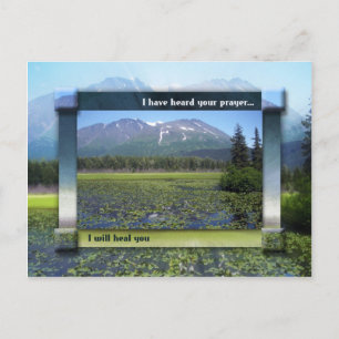 Ich heile dich postkarte