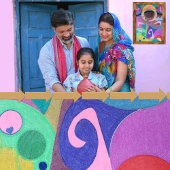 Ich heile geschenktüte für weinflaschen