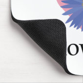 Ich heile mit Blume Mousepad (Ecke)
