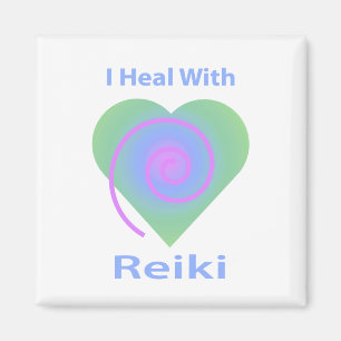 Ich heile mit Reiki Magnet