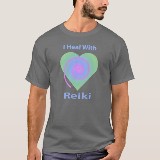 Ich heile mit Reiki T-Shirt (Vorderseite)