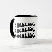 Ich heile Motivierend Befruchtung Tasse (Vorderseite Links)