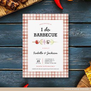 ICH HEIRATE BBQ Grill Hochzeit Brautparty-Einladun Einladung