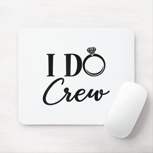 Ich heirate Crew, Junggesellinnenabschied, Passend Mousepad (Mit Mouse)